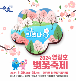 속초시, 「2024 영랑호 벚꽃축제」 개최
